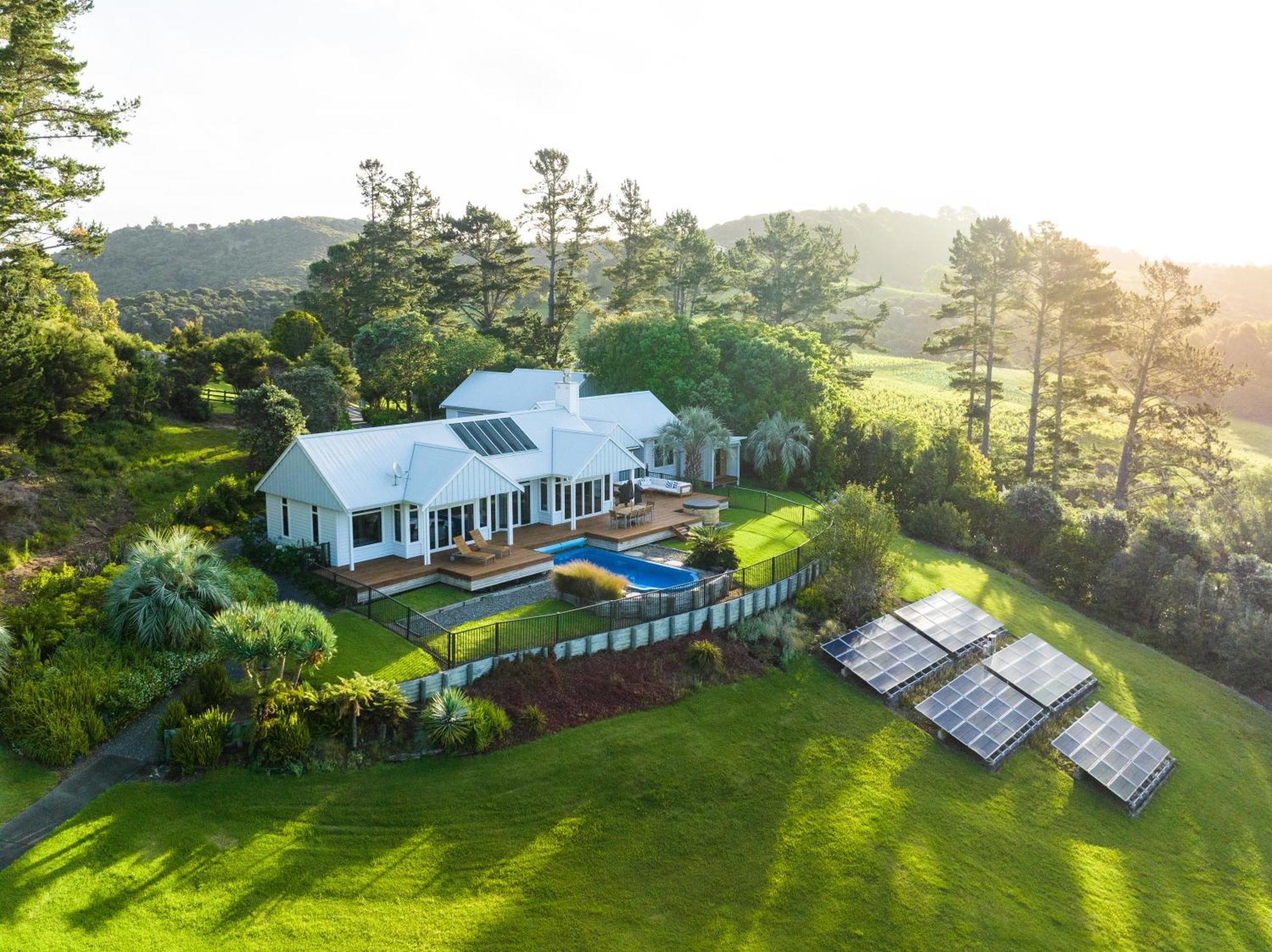 Villa Paroa Bay Winery Russell Exterior foto