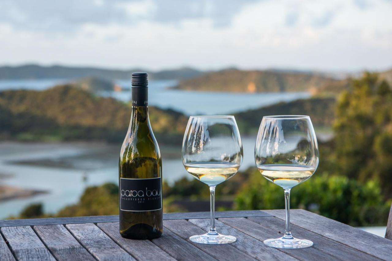 Villa Paroa Bay Winery Russell Exterior foto